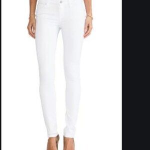 Level 99 White Low-Rise Skinny Straight Jeans "Lily" Size 27